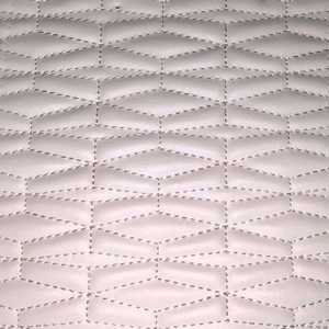 Automotive interior leather PVC/PU quilted with sponge Leather Raw Material For Car Seats 