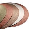 Baby play quilted mat crawling mat  for Kidsbaby Round toy mat for living room PU double-sided leather 