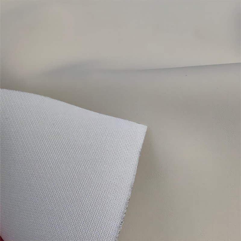Outdoor leisure leather silicone Leather Mesh fabric backing Yacht outdoor furniture flame resistant anti-uv anti-mildew anti-bact