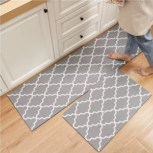 kitchen carpet waterproof and oil-proof Long customized size cushion pad anti-fatigue kitchen mat