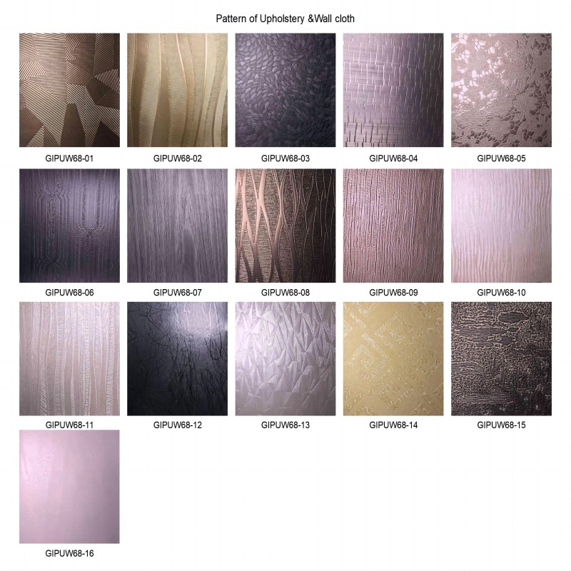 Upholstery and wallcloth leather Decorative Furniture leather PVC/PU leather 