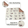 High Chair Floor Mat Soft Baby Floor Mat Sand Proof Beach Blanket Picnic mat Baby play mat PU double-sided leather 