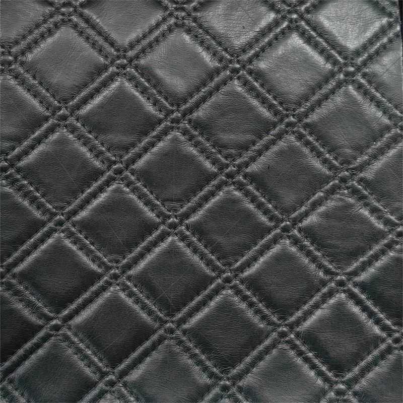 Automotive interior leather PVC embossed Leather Raw Material For Car Seats 