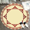  Round Rubber non-slip Diatom mud gaming chair mat for hardwood floor carpet desk