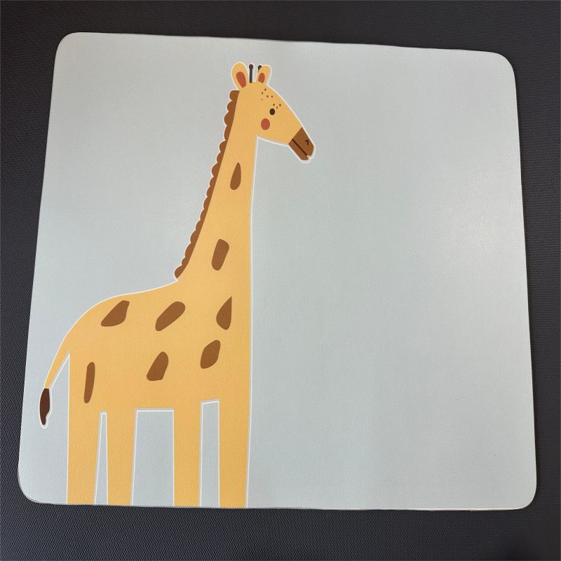Restaurant Table Mats Placemat Dinning Table Mat double-side leather PU solvent-free leather Anti Slip Heat Resistance